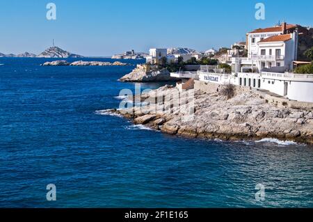 Marseille : Anse de la fausse monnaie Stockfoto