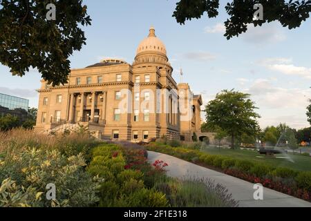 Boise Idaho Innenstadt Capitol Building Legislative Zentrum Hauptstadt Stockfoto