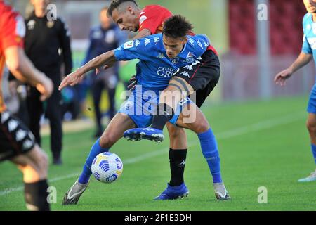 Samuele Ricci Spieler von Empoli, während der italienischen Cup-Spiel zwischen Benevento gegen Empoli Endergebnis 2-4, Spiel im Ciro Vigorito Stadium i gespielt Stockfoto