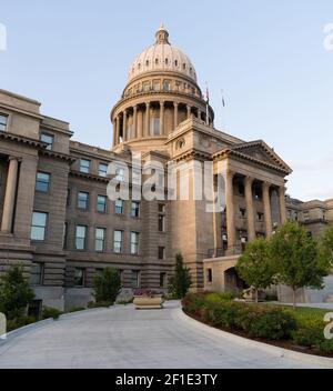 Boise Idaho Innenstadt Capitol Building Legislative Zentrum Hauptstadt Stockfoto