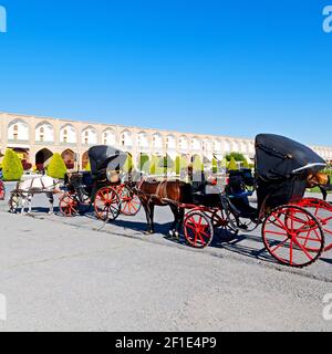 Im iran der alte Platz Stockfoto