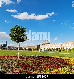 Im iran der alte Platz Stockfoto