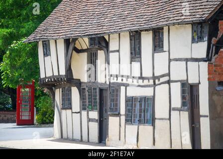 Fachwerkbau, Sheep Street, Stratford-upon-Avon, Warwickshire, England, Vereinigtes Königreich Stockfoto