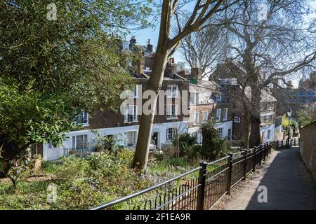 Holly Hill Hampstead im Norden Londons, England Stockfoto