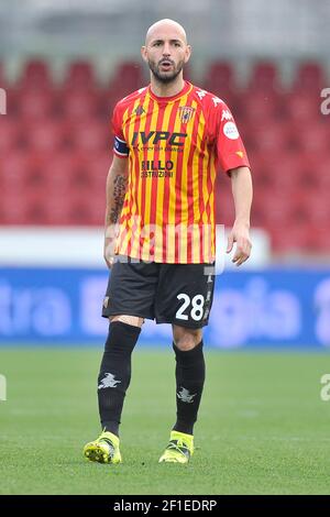 Pasquale Schiattarella Spieler von Benevento, während des Spiels der italienischen SerieA Meisterschaft zwischen Benevento gegen Sampdoria, Endergebnis 1-1, matc Stockfoto