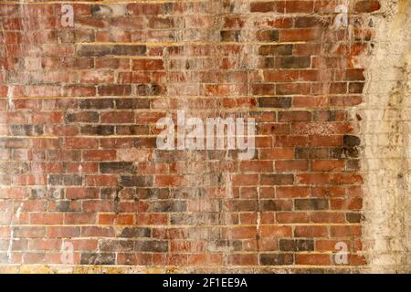 Red Brick Hintergrund - London Stockfoto