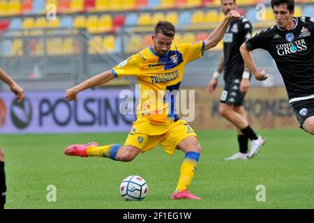 Marcus Christer Rohden Spieler von Frosinone, während des ersten Spiels der italienischen Serie B Fußball-Meisterschaft zwischen Frosinone - Empoli Endressul Stockfoto