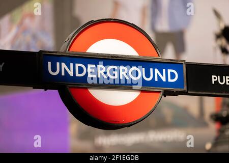 Zentrum Von London - Oxford Circus Stockfoto