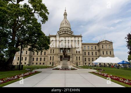 Michigan State Capitol Stockfoto