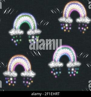 Regenbogenmuster Stockfoto
