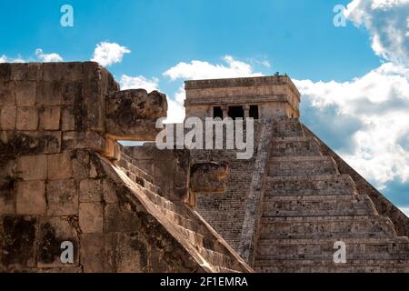 Maya-Ruinen in Chichen Itza. Stockfoto