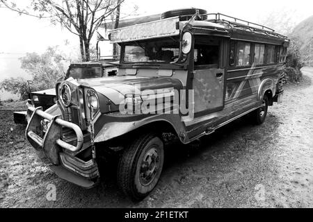 In asien philipphines der typische Bus Stockfoto