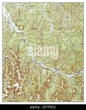 St Paul, Arkansas, Karte 1943, 1:62500, Vereinigte Staaten von Amerika von Timeless Maps, Daten U.S. Geological Survey Stockfoto