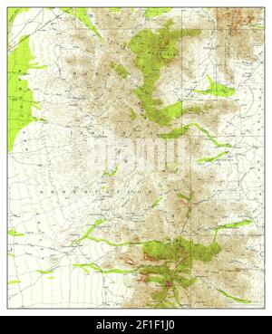 Baboquivari Peak, Arizona, Karte 1941, 1:62500, Vereinigte Staaten von Amerika von Timeless Maps, Daten U.S. Geological Survey Stockfoto