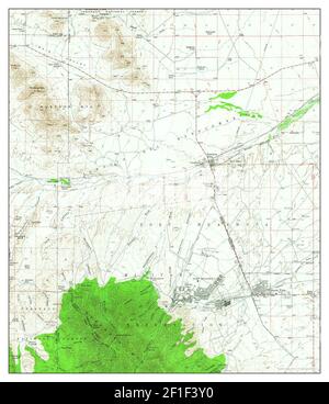 Fort Huachuca, Arizona, Karte 1958, 1:62500, Vereinigte Staaten von Amerika von Timeless Maps, Daten U.S. Geological Survey Stockfoto