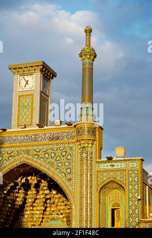 Im iran verwischen islamische Mausoleum Stockfoto