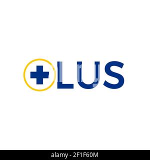 Plus Gesundheitswesen Arzt medizinische Apotheke Klinik Krankenhaus Etikett Logo und Symbole. Stock Vektor