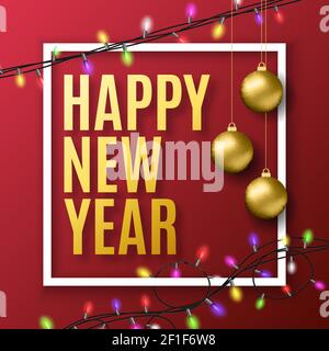 Frohes neues Jahr 2018 Stock Vektor