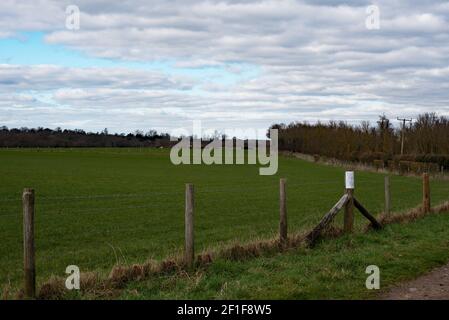 M25 Colne Valley Motorway Service Area Proposed site, Iver Heath, Bucks - Planungsanwendung PL/20/4332/OA Stockfoto