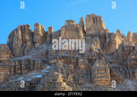 Bergfelsen Stockfoto