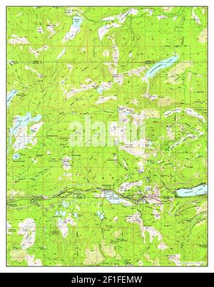 Donner Pass, California, Karte 1955, 1:62500, Vereinigte Staaten von Amerika von Timeless Maps, Daten U.S. Geological Survey Stockfoto