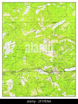 Donner Pass, California, Karte 1955, 1:62500, Vereinigte Staaten von Amerika von Timeless Maps, Daten U.S. Geological Survey Stockfoto