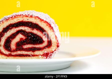 Marmelade Brötchen Gebäck Dessert Stockfoto