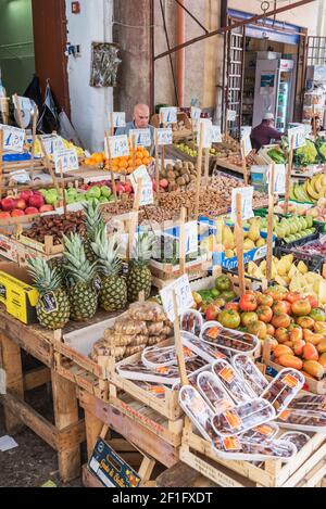 Sizilianisches Marktes, Palermo, Sizilien, Italien, Europa Stockfoto