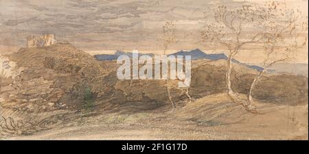 Samuel Palmer - Szene in Wales Stockfoto