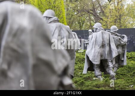 Korean War Memorial Stockfoto