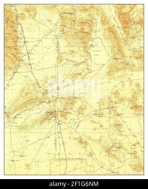 Searles Lake, California, Karte 1915, 1:250000, Vereinigte Staaten von Amerika von Timeless Maps, Daten U.S. Geological Survey Stockfoto