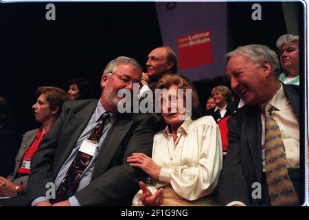 Lady Barbara Castle 1997At. September die Arbeiterpartei-Konferenz in Brighton Stockfoto