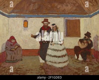 Pedro Figari - Baile en el rancho Stockfoto