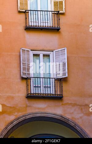 Madrid Architektur Hintergrund Stockfoto