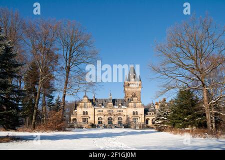 Jagdschloss Hummelshain Stockfoto