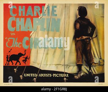 Charlie Chaplin im Zirkus, Filmposter, 1928 ‧ Komödie/Romanze Stockfoto