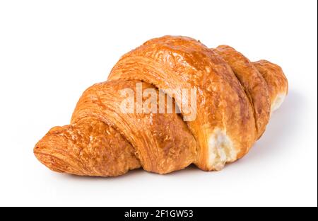 Frisch gebackene croissants Stockfoto