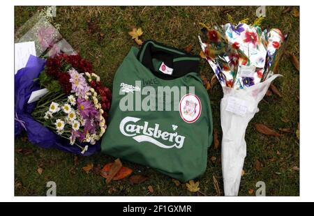 Der Tod von Luke Walmsley, erstochen in einem Coridor in Birkbeck Schule in North Somercotes, Lincolnshire.pic David Sandison 5/11/2003 Stockfoto