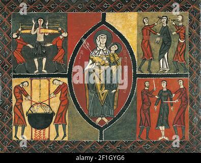 Anonym - Altar frontal von Durro Stockfoto