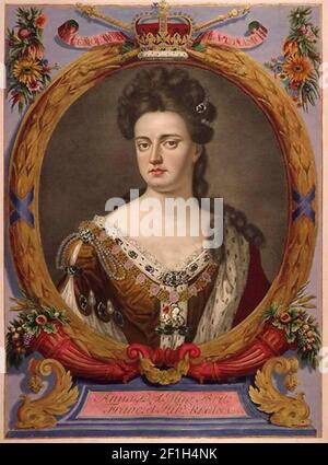 KÖNIGIN ANNE VON GROSSBRITANNIEN (1665-1714) UM 1695 Stockfoto