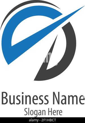 Schnellere Logo Vorlage Vektor Symbol Illustration Design Stock Vektor