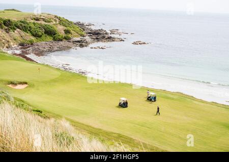 Cape Wickham Golfplatz, King Island Stockfoto