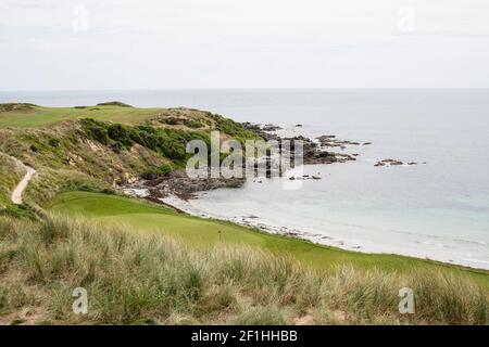 Cape Wickham Golfplatz, King Island Stockfoto