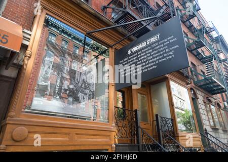 USA, New York City, NY - The Tenement Museum at 97 Orchard Street Stockfoto