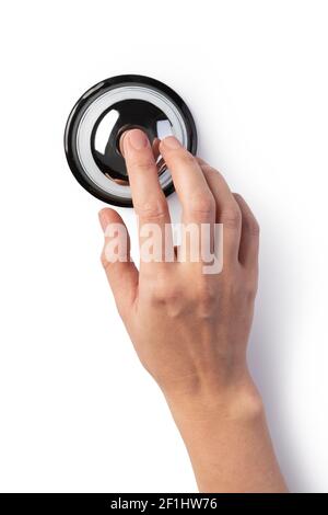 Zarte Frauenhand Stockfoto