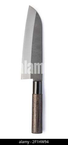 santoku Messer aus Edelstahl Stockfoto