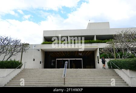 Queensland Art Gallery in Brisbane, Australien. Stockfoto