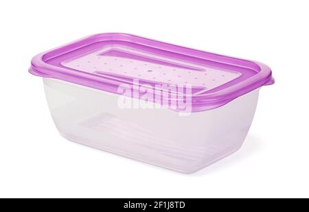 Kunststoffbehälter für die Lagerung von Lebensmitteln Stockfoto