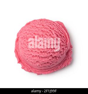 Erdbeereis Stockfoto