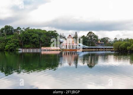 Ganga Talao der heilige See von Grand Bassin, Mauritius Stockfoto